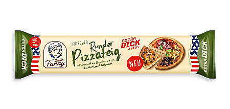 Tante Fanny Frischer Pizzateig extra dick und rund
