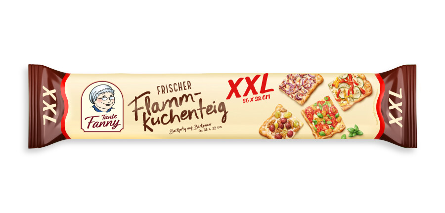 Tante Fanny Frischer Flammkuchenteig XXL