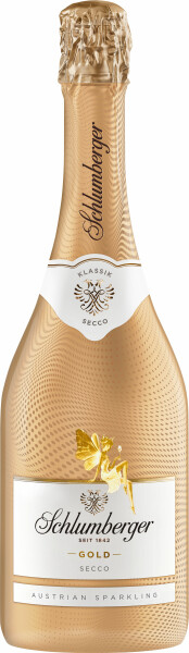 Schlumberger Sekt Gold Secco