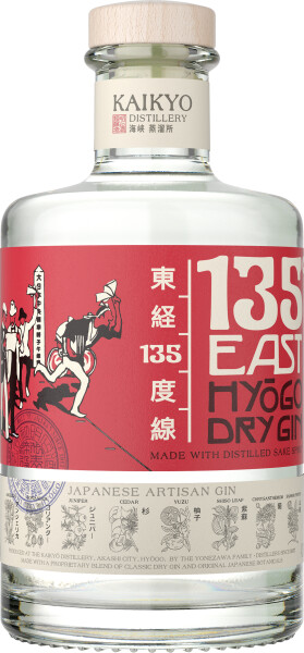 135° East Hyogo Dry Gin 42%
