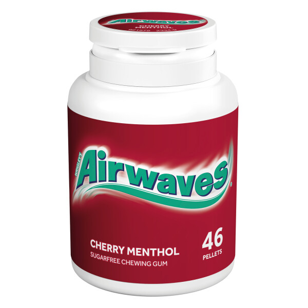 Wrigley Airwaves Cherry Menthol Bottle