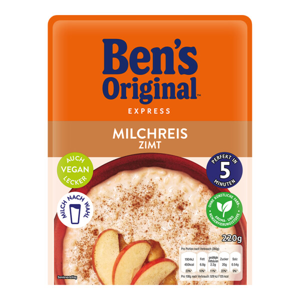 Ben's Original Express Milchreis Zimt