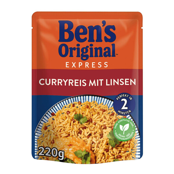 Ben's Original Express Curryreis mit Linsen