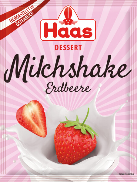 Haas Milchshake Erdbeere