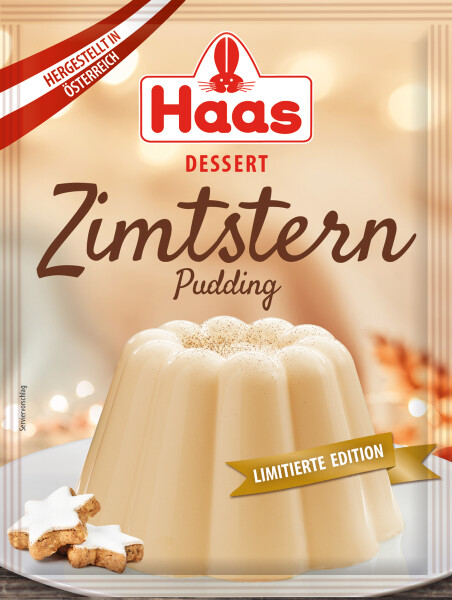 Haas Dessert Zimtstern Pudding