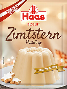 Haas Dessert Zimtstern Pudding