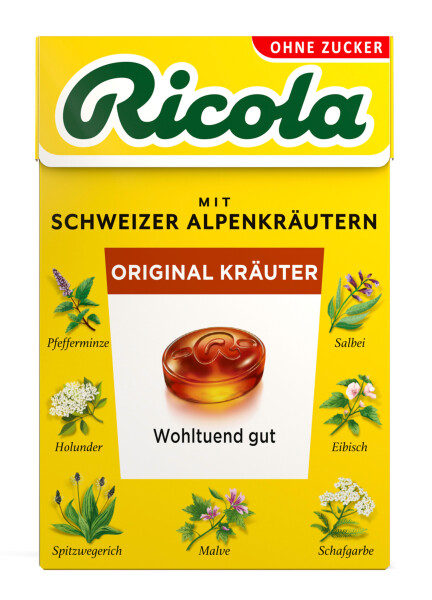 Ricola Kräuter Original ohne Zucker
