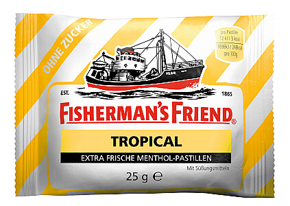 Fisherman's Friend Pastillen Tropical, zuckerfrei