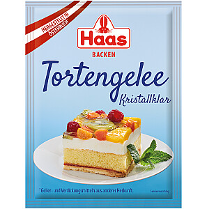 Haas Tortengelee Kristallklar 3 Stück