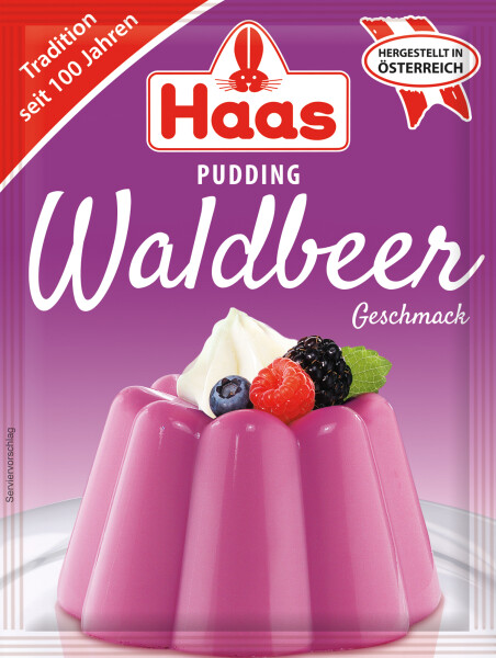 Haas Pudding Waldbeer