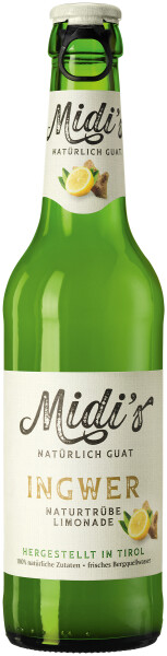 Midi's Ingwer naturtrübe Limonade