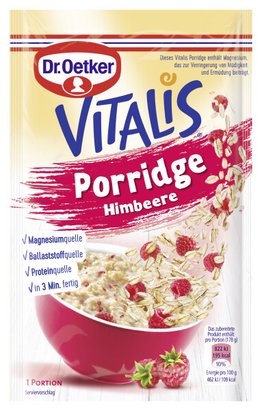 Dr. Oetker Vitalis Porridge Himbeere 