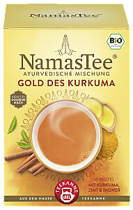Teekanne Bio NamasTee Gold des Kurkuma 15er