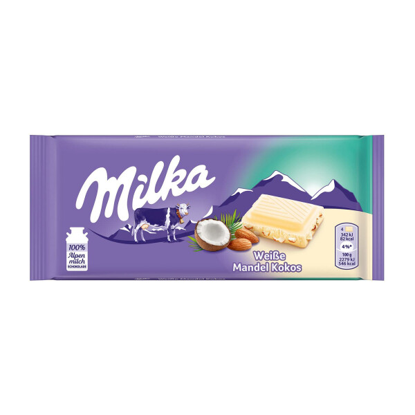 Milka Weisse Mandel Kokos