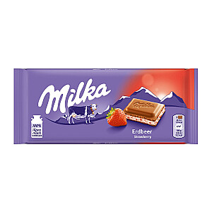 Milka Erdbeer Schokolade