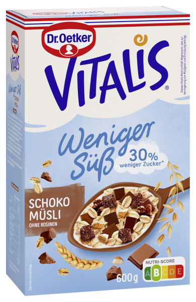 Dr. Oetker Vitalis Weniger Süß Schoko Müsli