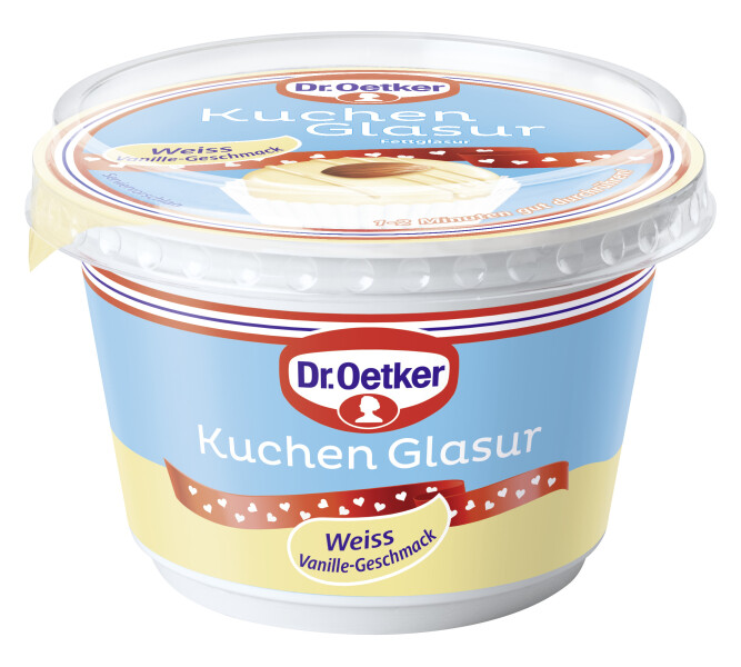 Dr. Oetker Glasur weiß mit Vanille-Geschmack