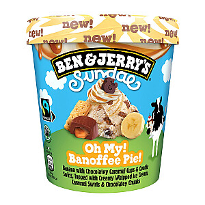 Ben & Jerry's Sundae Oh My! Banoffee Pie!