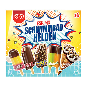 Eskimo Schwimmbad Helden 6er