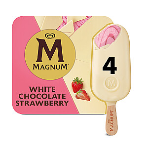 Eskimo Magnum White Chocolate Strawberry