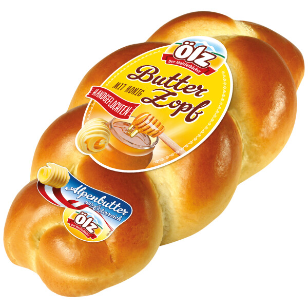 Ölz Butter Zopf mit Honig
