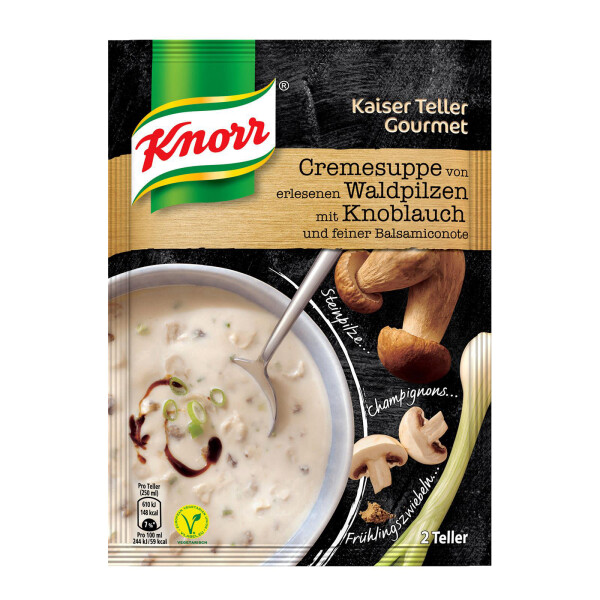 Knorr Kaiserteller Gourmet Waldpilzsuppe