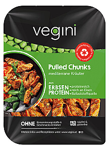 Vegini Pulled Chunks Mediterrane Kräuter
