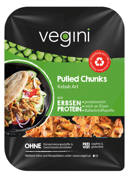 Vegini Pulled Chunks Kebab Art