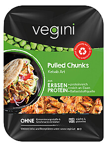 Vegini Pulled Chunks Kebab Art