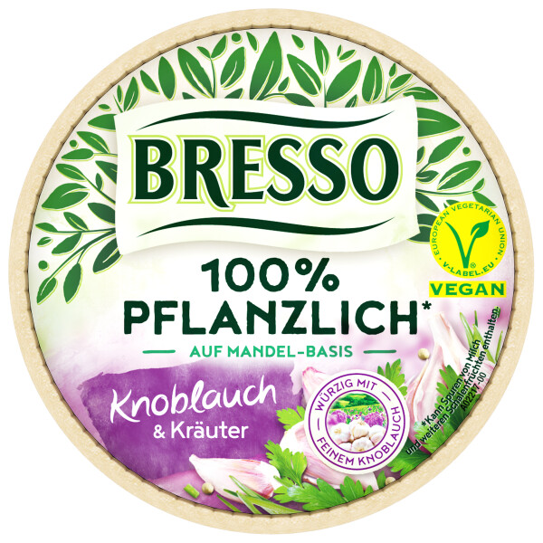 Bresso Knoblauch & Kräuter 100% pflanzlich