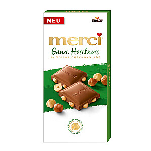 Merci Vollmilch-Haselnuss Tafel