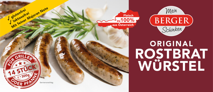 Berger Original Rostbratwürstel