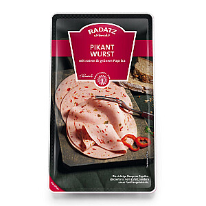 Radatz Pikantwurst Geschnitten