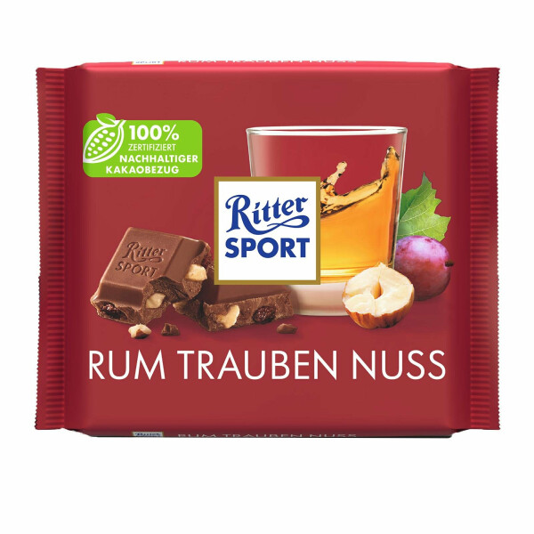 Ritter Sport Rum Trauben Nuss