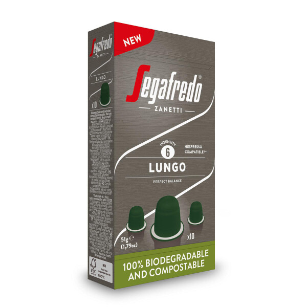 Segafredo Lungo Kapseln kompostierbar