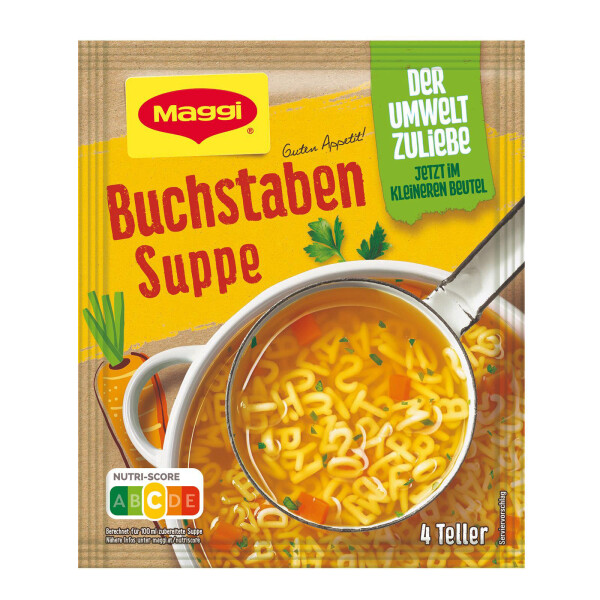 MAGGI Guten Appetit Buchstaben Suppe