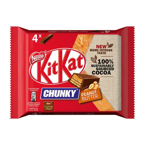 KitKat Chunky Peanut Butter 4er