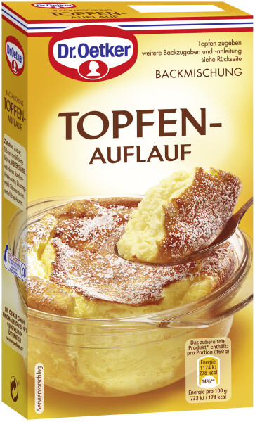Dr. Oetker Backmischung Topfenauflauf 