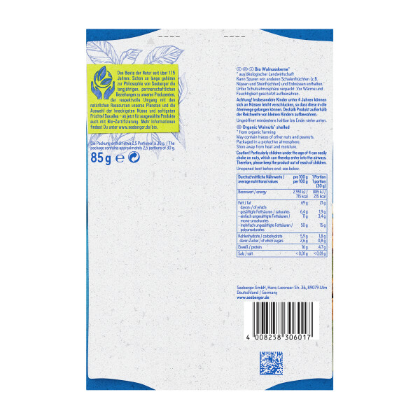 Seeberger Bio Walnusskerne