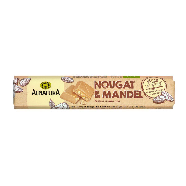 Alnatura Nougat & Mandel Riegel