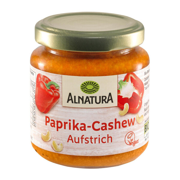 Alnatura Paprika-Cashew Brotaufstrich