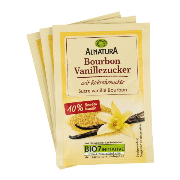 Alnatura Bourbon Vanillezucker 3er