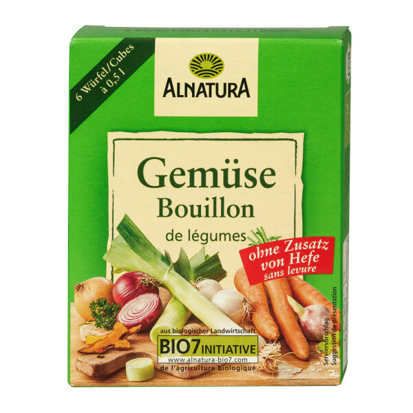 Alnatura Gemüsebrühwürfel, Hefefrei