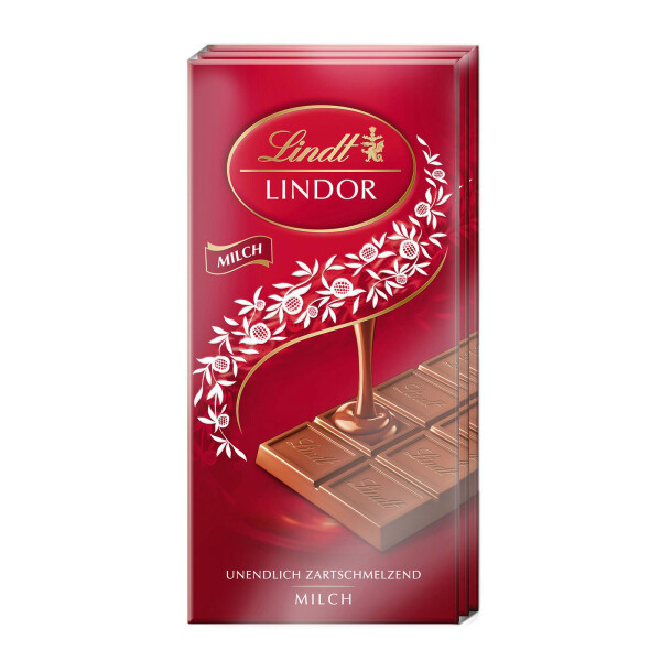 Lindt Lindor Milch Tafel 3er