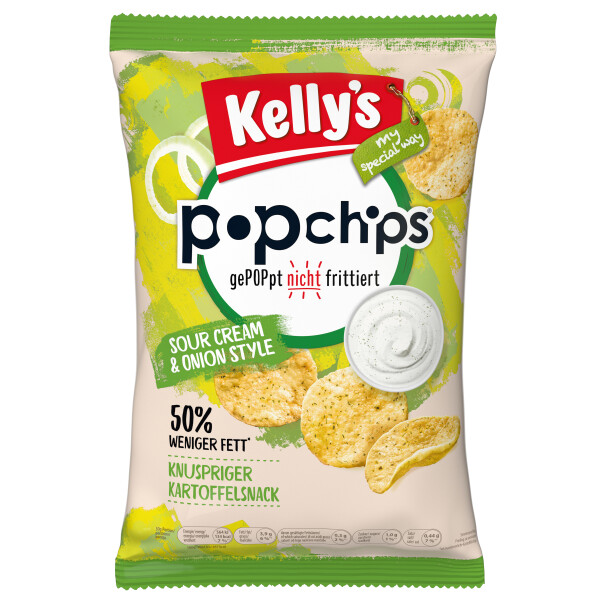 Kellys Popchips Sour Cream