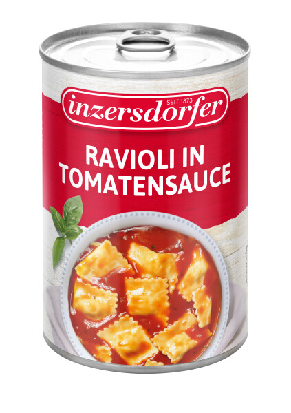 Inzersdorfer Ravioli in Tomatensauce