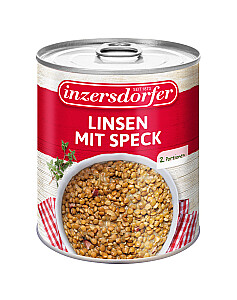 Inzersdorfer Linsen mit Speck