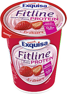 Exquisa Fitline Protein Quark-Joghurt-Creme Erdbeere