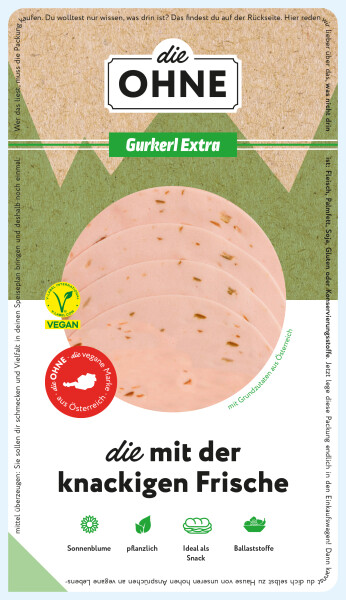 Die OHNE Vegane Gurkerl Extra