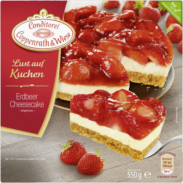 Coppenrath & Wiese Lust auf Kuchen Erdbeer Cheesecake